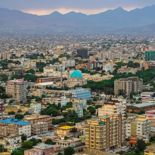 Panorama of Kabul City